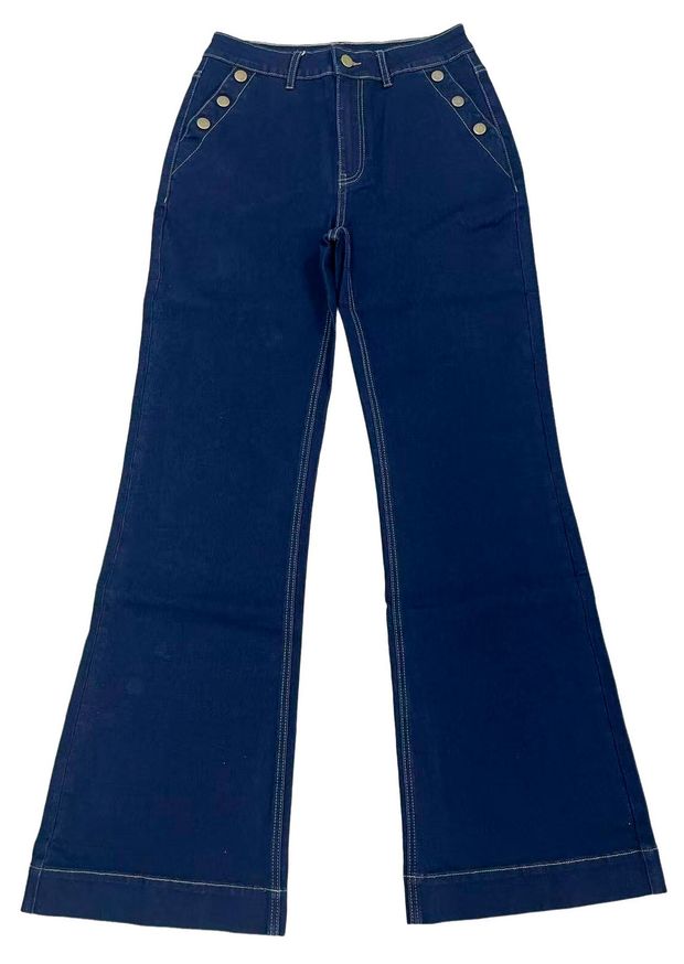 Джинсы клеш женские InExtenso синие, р. S-2XL