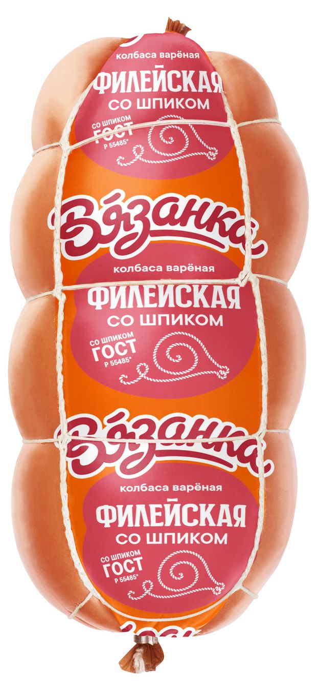 Колбаса вареная Вязанка Филейская со шпиком, 350 г
