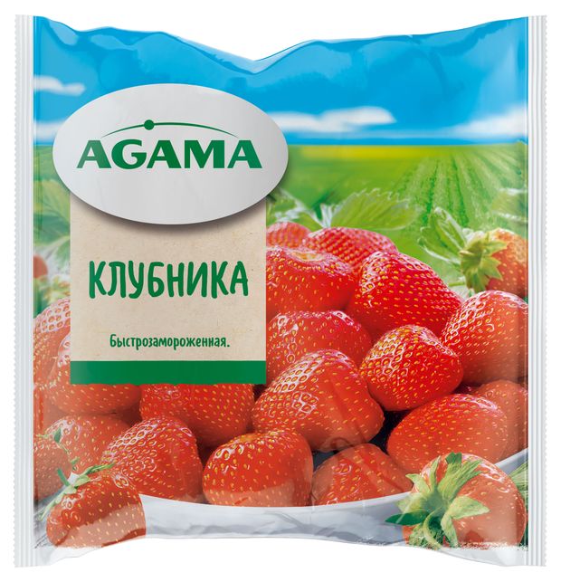 Клубника Agama замороженная, 300 г