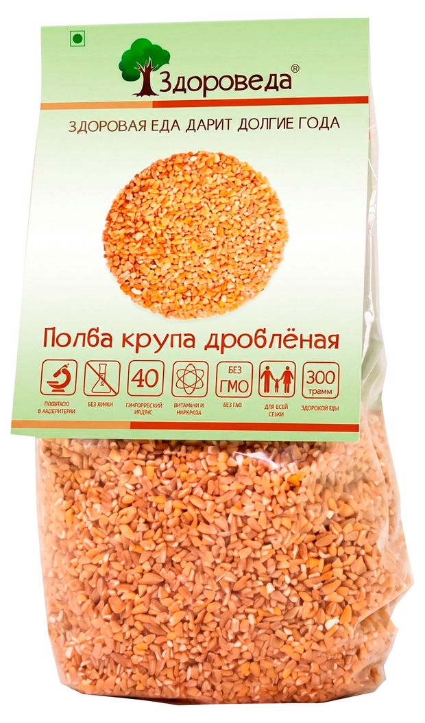 Полба Здороведа крупная дробленая, 300 г