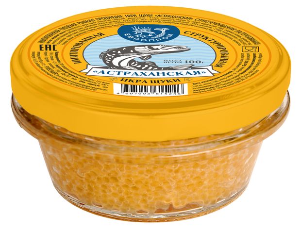 Икра щуки Европром имитированная структурированная, 100 г