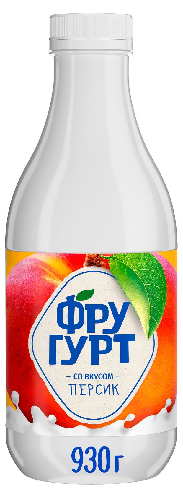Напиток кисломолочный Фругурт со вкусом персика БЗМЖ, 930 г