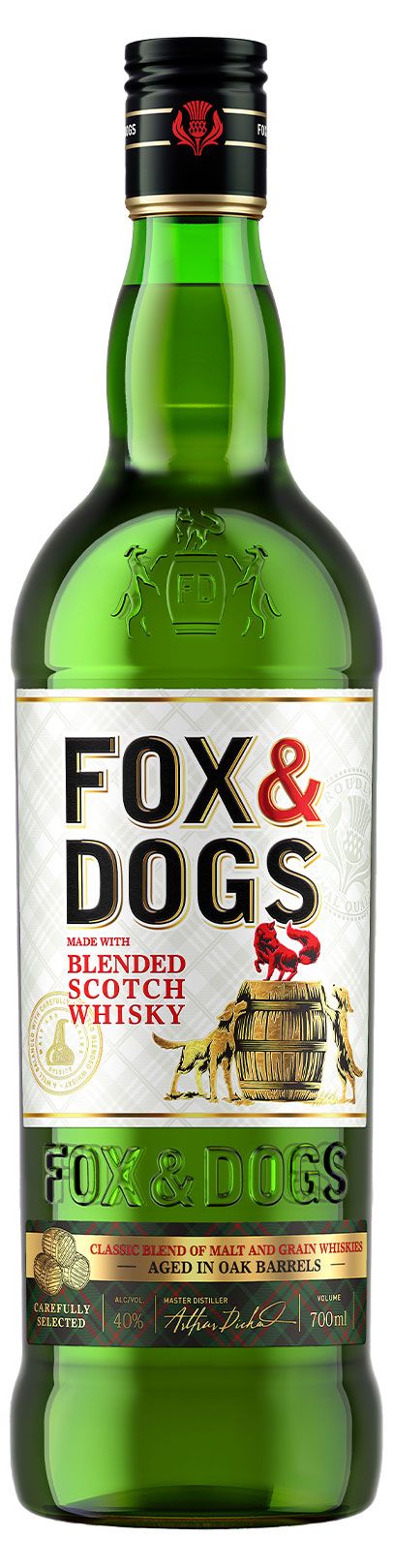 Виски Fox&amp;Dogs Россия, 0,7 л