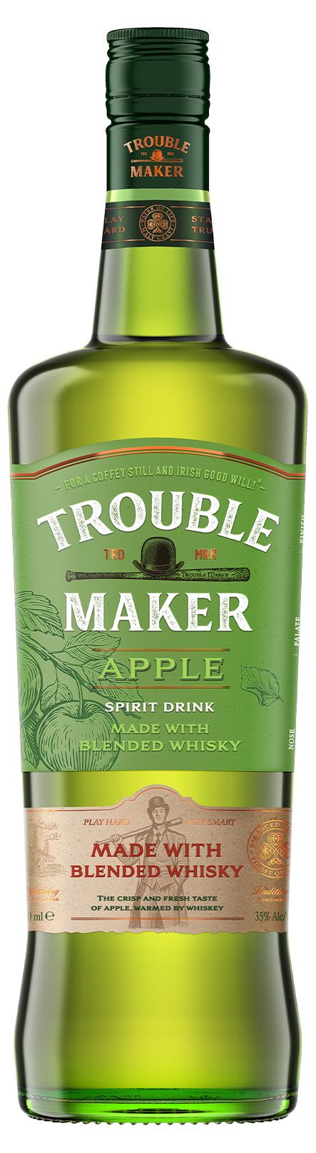 Настойка полусладкая Troublemaker Apple Россия, 0,7 л