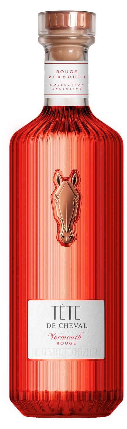 Вермут Tete de Cheval Rouge красный сладкий Россия, 0,75 л