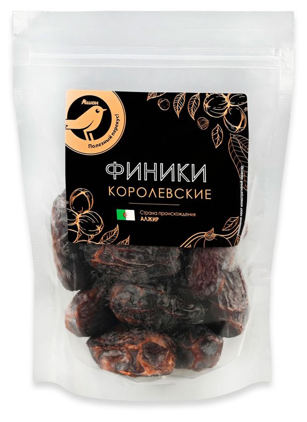 Финики Королевские АШАН Золотая птица с косточкой, 250 г