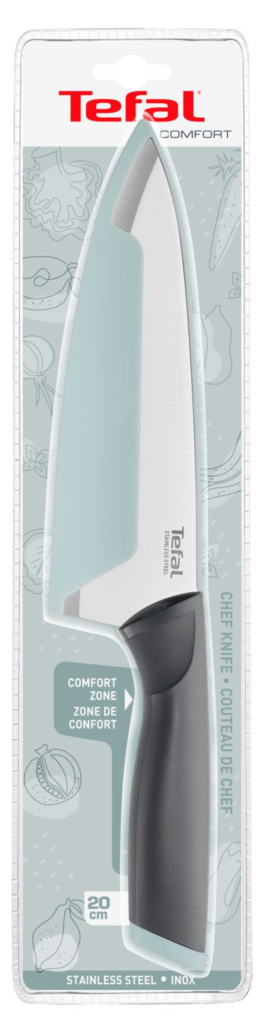 Нож шеф Tefal Eucalipt comfort, 20 см