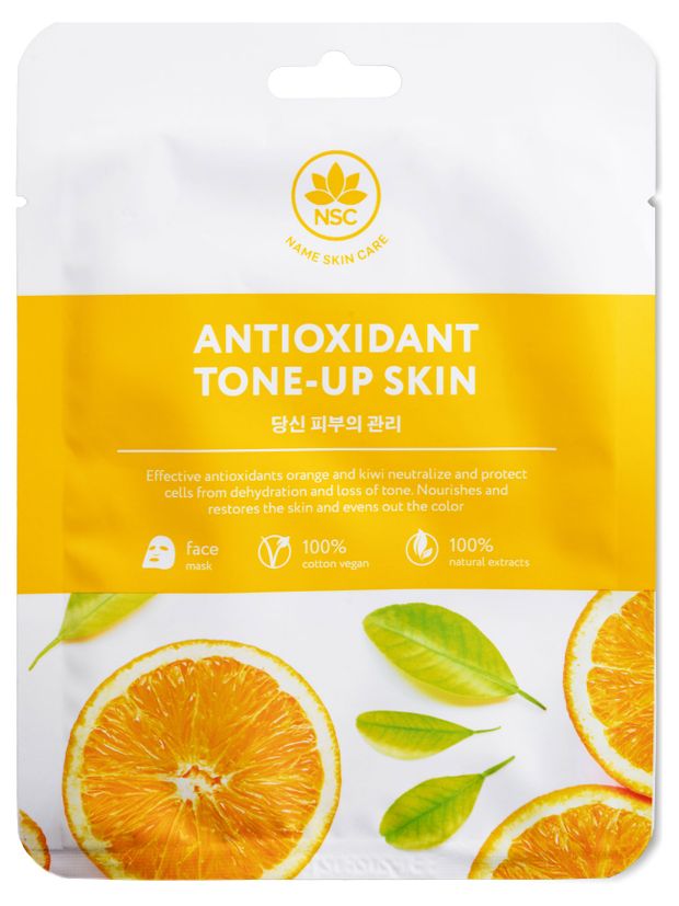 Маска тканевая для лица Name Skin Care Антиоксидантная и тонус кожи, 22 г