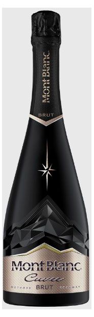 Игристое вино Mont Blanc Cuvee брют белое Россия, 0,75 л