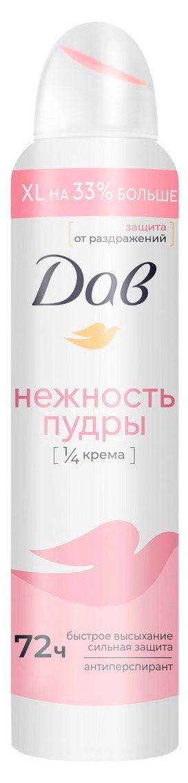 Дезодорант-антиперспирант спрей Дав Нежность пудры, 200 мл