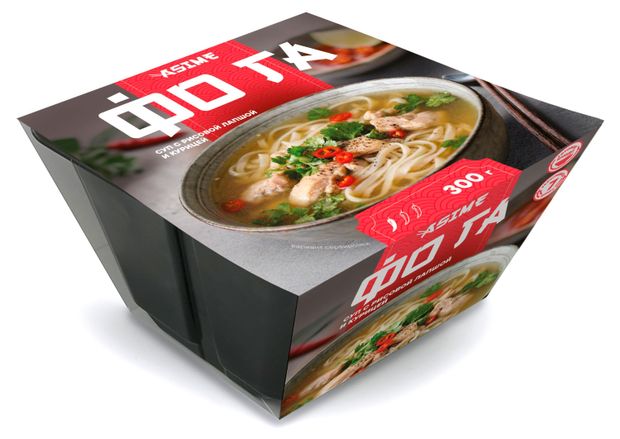 Готовое блюдо Суп Фо Га Asime с курицей замороженный, 300 г