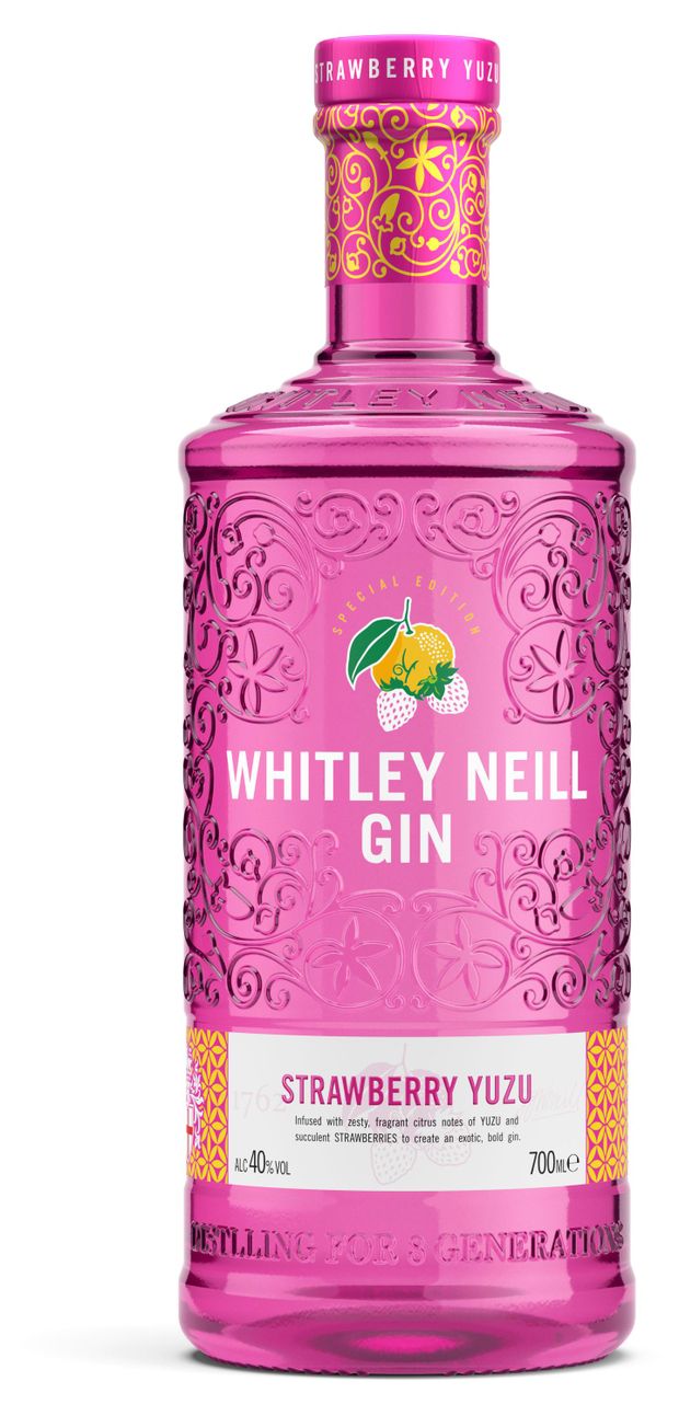 Джин Whitley Neill Клубника Юзу Россия, 0,7 л