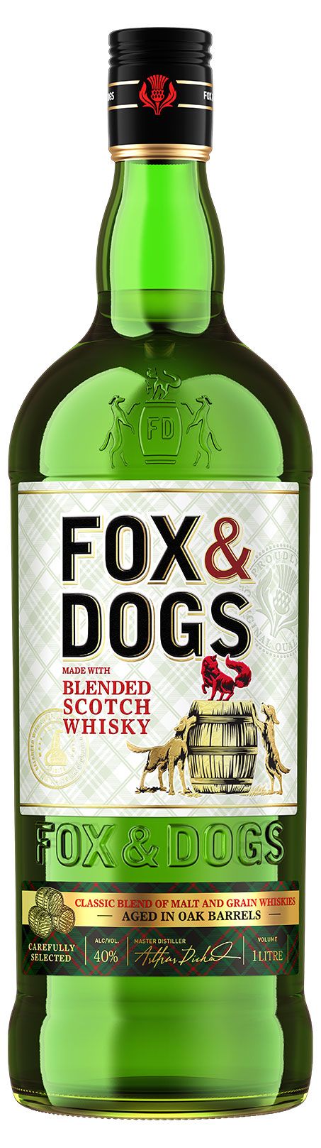 Виски Fox&amp;Dogs Россия, 1 л