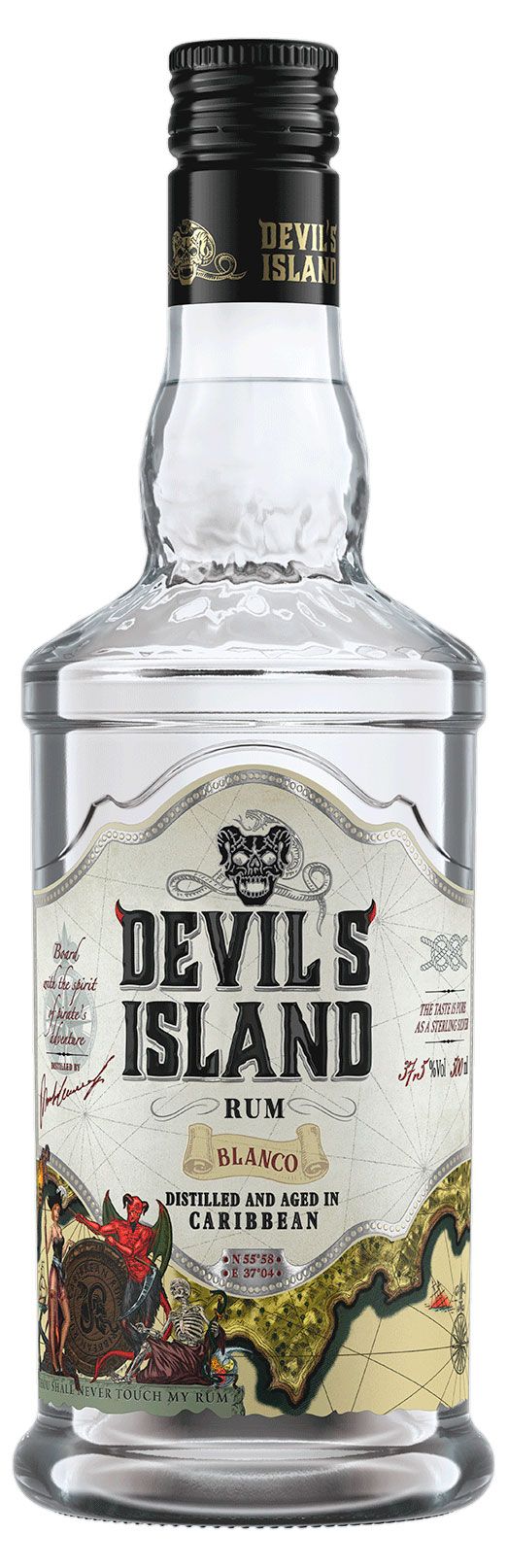 Ром Devil's Island Blanco Россия, 0,5 л