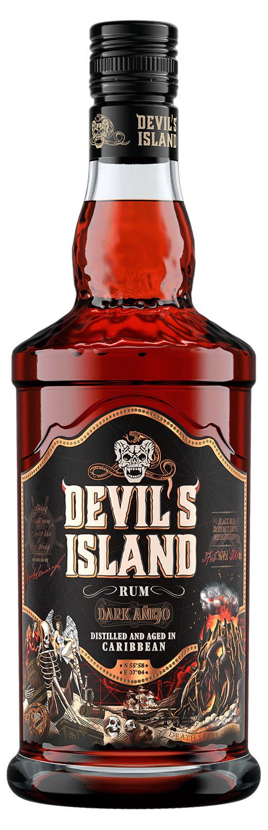 Ром Devil's Island Дарк 40% Россия, 0,5 л