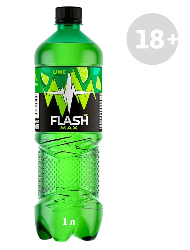 Напиток энергетический Flash Up мятный лайм, 1 л