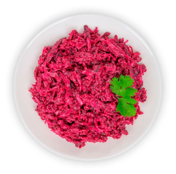 Салат Свекла с сыром и чесноком, вес