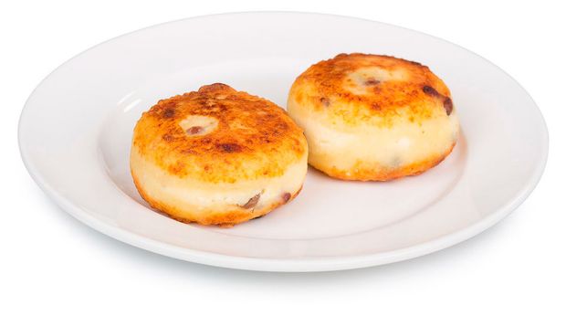 Сырники с изюмом, вес
