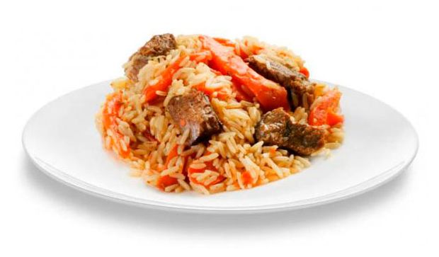 Плов из говядины, вес