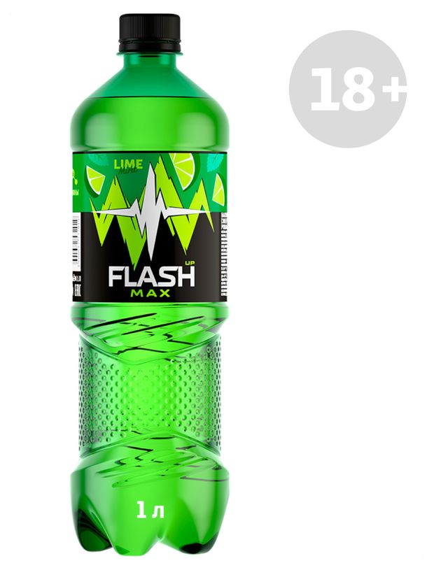 Напиток энергетический Flash Up мятный лайм, 1 л