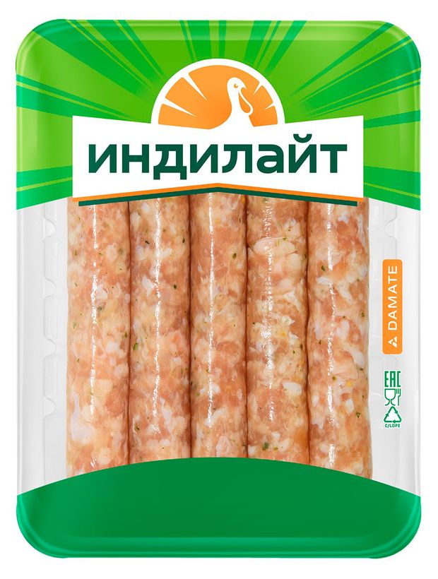 Колбаски из индейки ИндиЛайт Барбекю охлажденные, 350 г