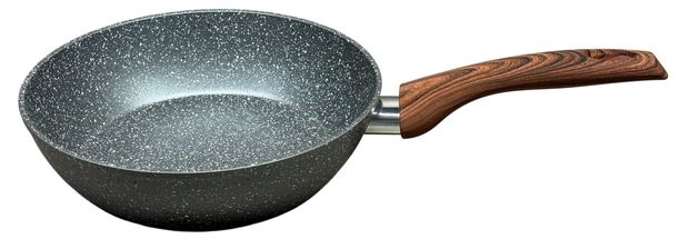 Сковорода Actuel Grey Wood из алюминия с ручкой soft-touch, 28 см