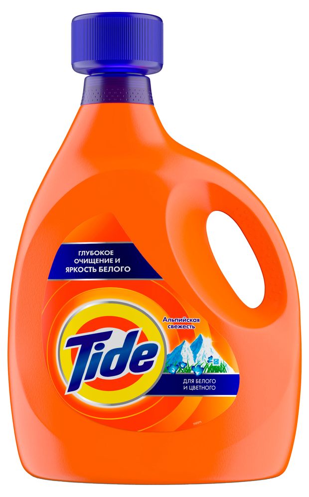 Гель для стирки белого и цветного белья Tide Альпийская свежесть Египет, 4 л