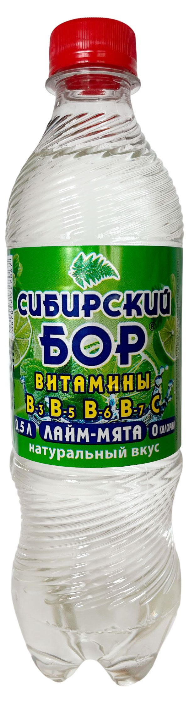 Вода Сибирский Бор со вкусом лайма и мяты негазированная, 500 мл