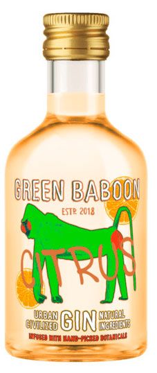 Джин Green Baboon Цитрус Россия, 0,25 л