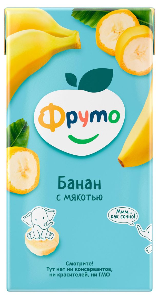 Нектар Фруто Банан с мякотью с 3 лет, 500 мл