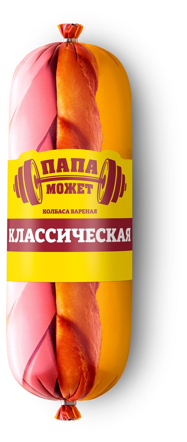 Колбаса вареная Папа Может Классическая, ~ 1,4 кг