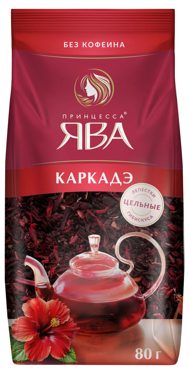 Чайный напиток Принцесса Ява Каркаде, 80 г