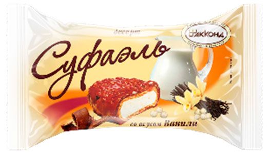 Конфеты шоколадные АККОНД Десерт Суфаэль ванильный, вес
