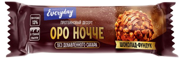 Батончик протеиновый Everyday Оро Ночное шоколад фундук без добавления сахара, 35 г