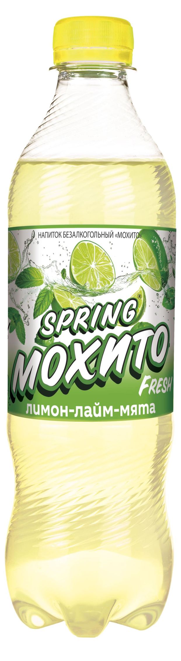Напиток газированный Spring с соком мохито со вкусом лайма и мяты, 500 мл
