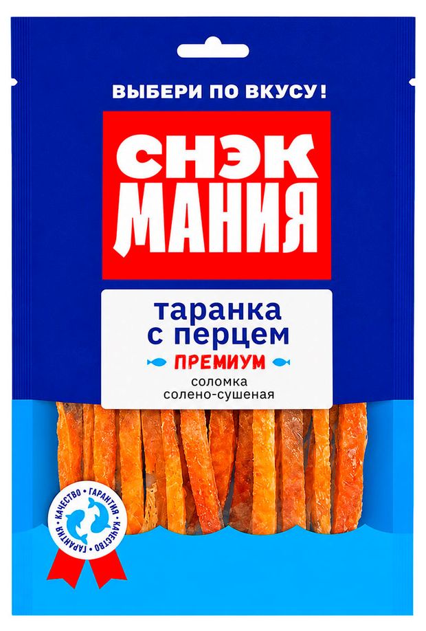 Таранка солено-сушеный СнэкМания Премиум соло...