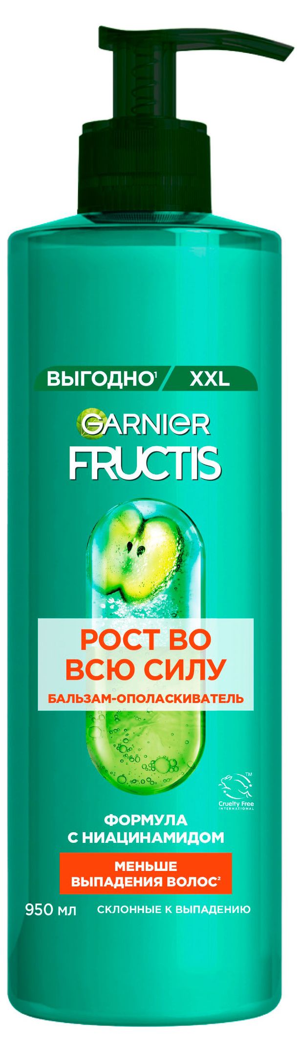 фото Бальзам для волос garnier fructis рост во всю силу, 950 мл