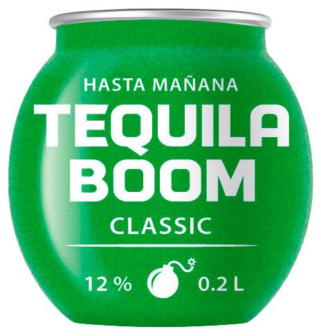 Напиток спиртной газированный Hasta Manana Tequila Boom Аста Маньяна Классик 12%, 200 мл