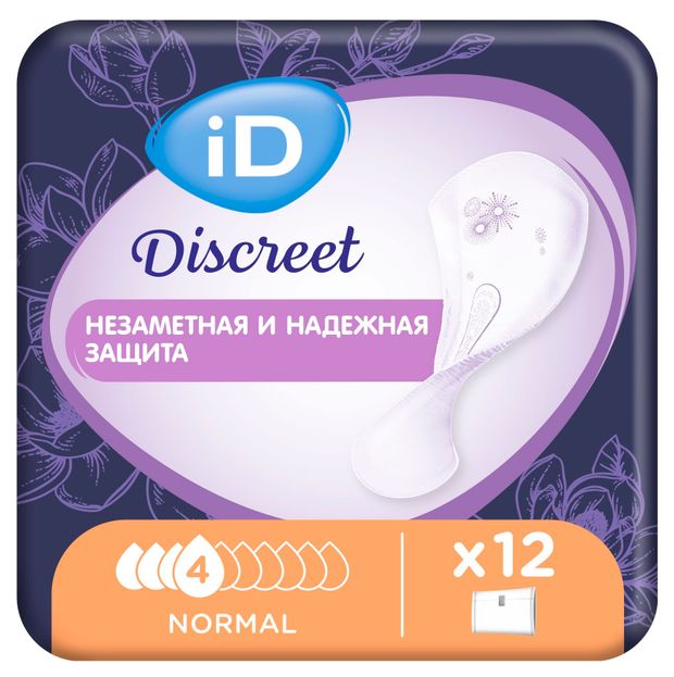 Прокладки урологические iD Normal 4 капли Польша, 12 шт