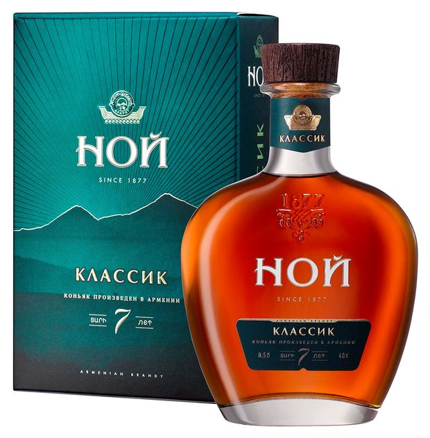 Коньяк НОЙ Классик семилетний Армения, 0,5 л