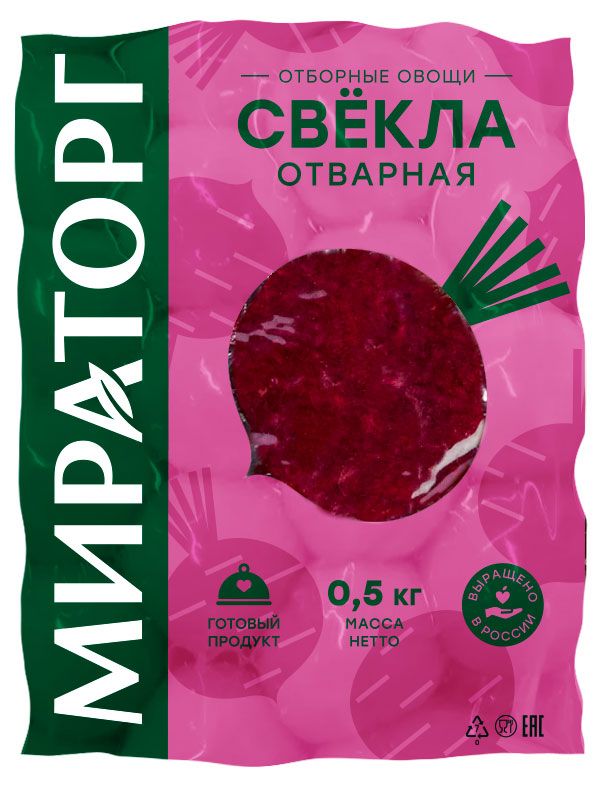 Свекла отварная Мираторг резанная соломка охлажденная, 500 г