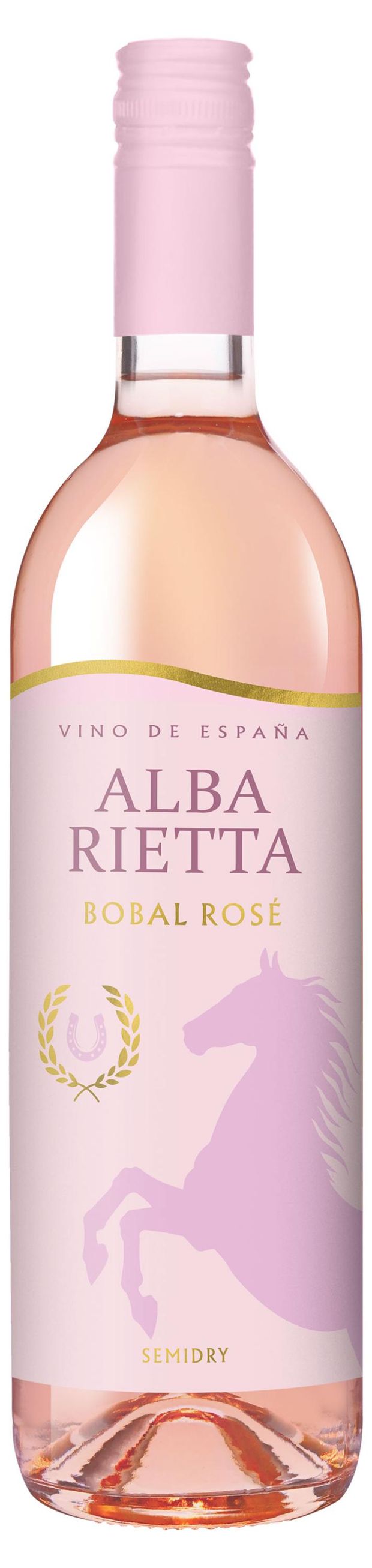 Вино Alba Rietta Bobal Rose розовое полусухое Беларусь, 0,75 л