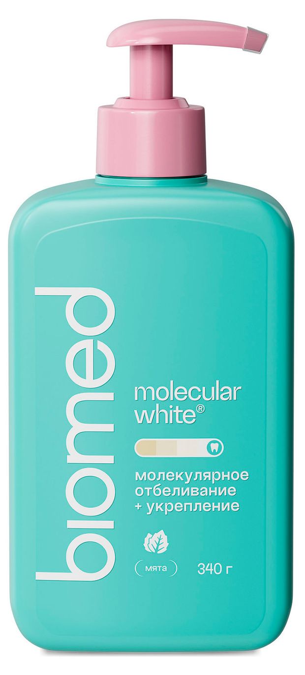 Зубная паста Biomed Молекулярное отбеливание Мята, 340 г