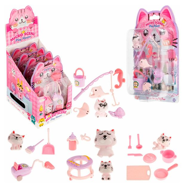 фото Набор игровой 1toy с фигуркой котик, 1 шт в ассортименте