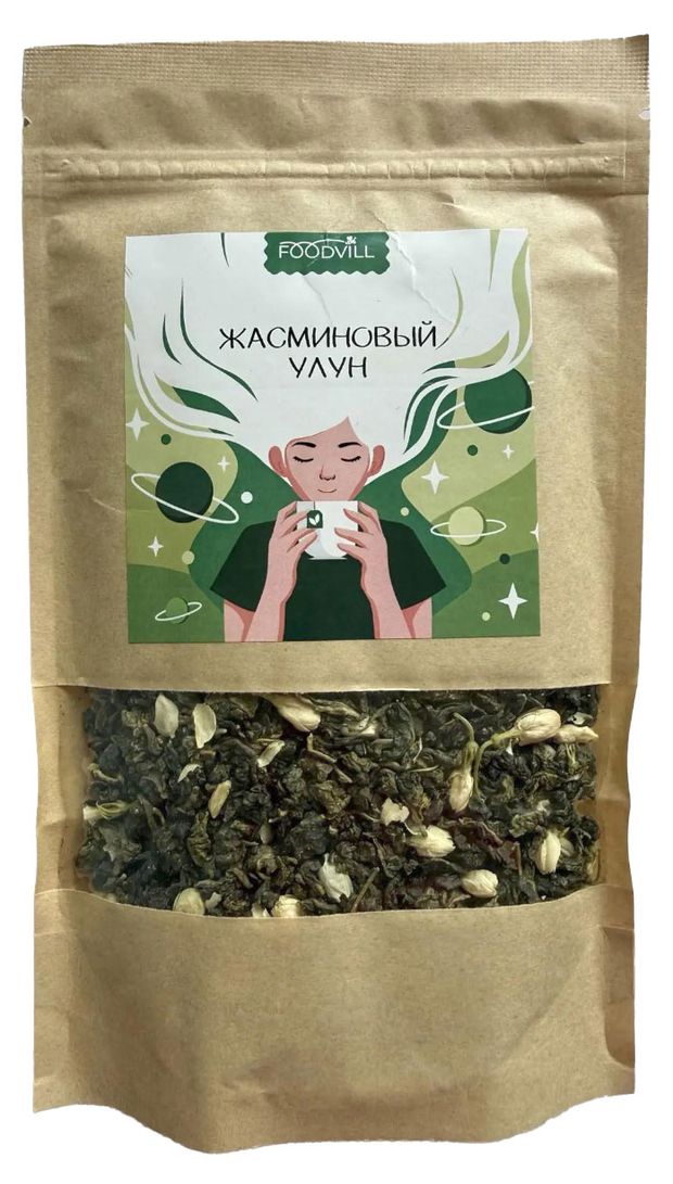 Чай зеленый FoodVill Улун Жасминовый, 100 г