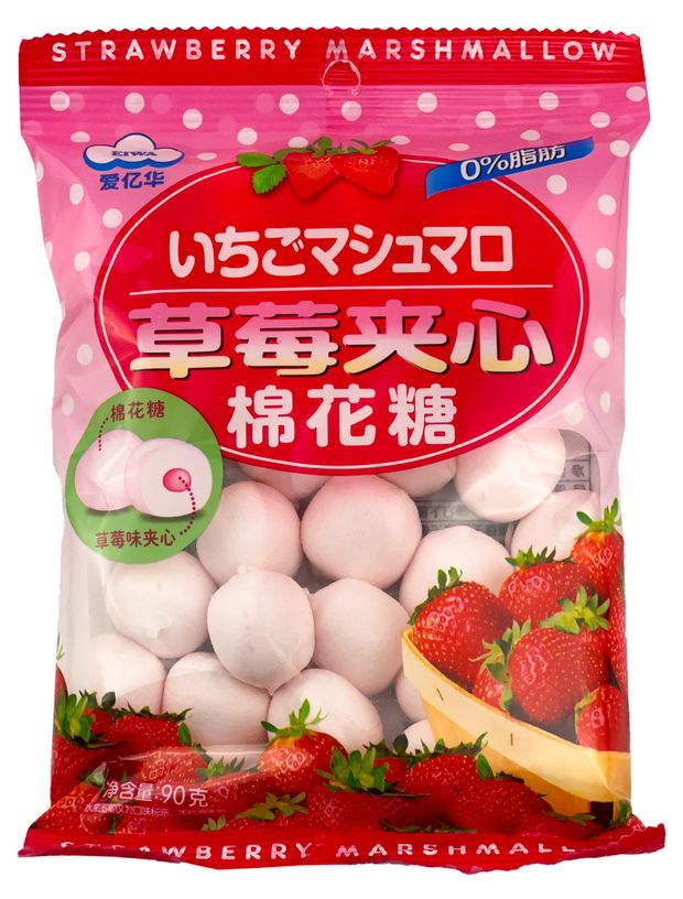 Зефир Eiwa с клубничной начинкой Китай, 90 г