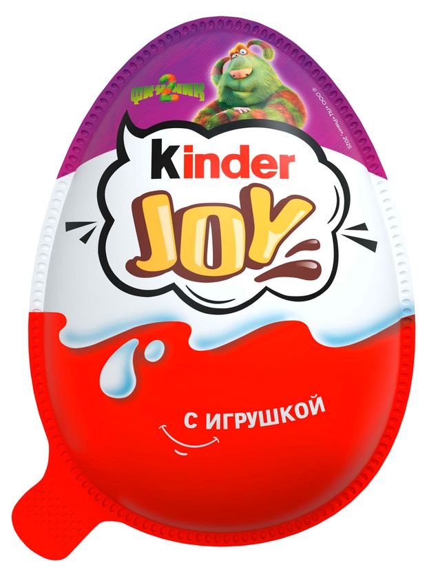 Яйцо шоколадное Kinder Joy с игрушкой для девочек Китай, 20 г