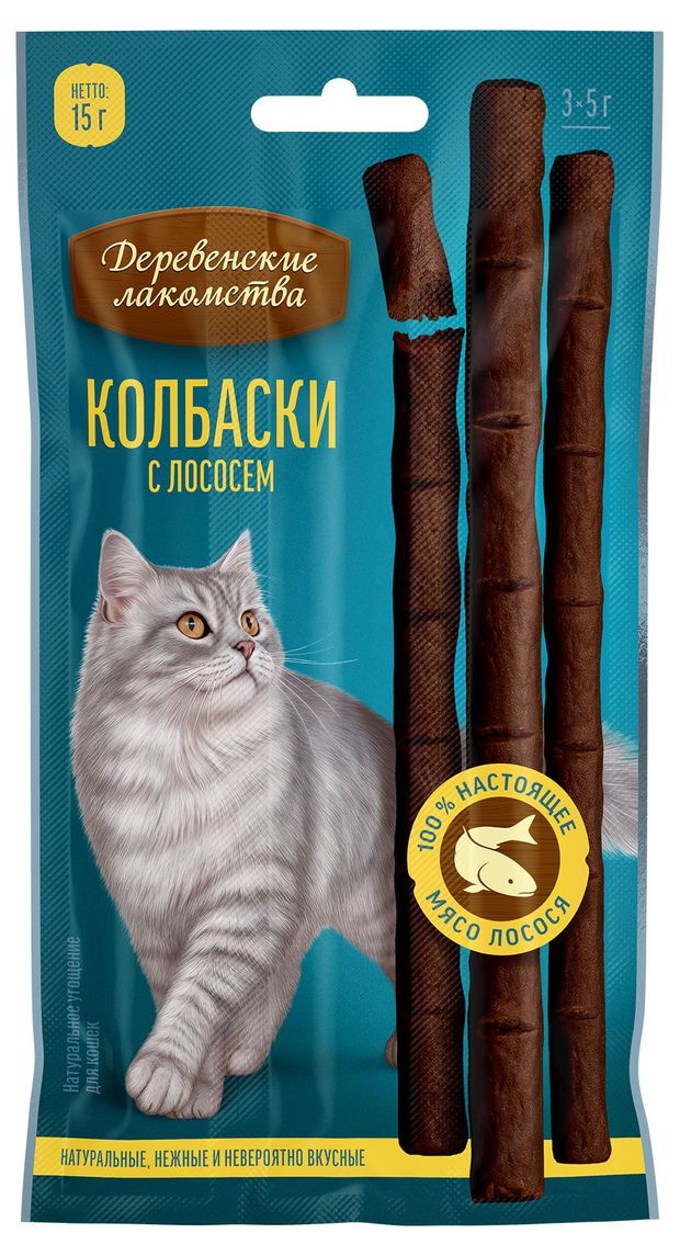 Лакомство для кошек Деревенские лакомства кол...