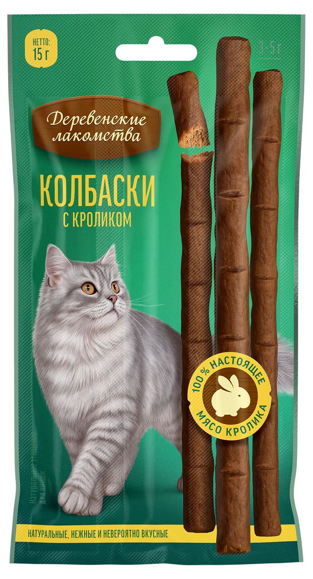 Лакомство для кошек Деревенские лакомства кол...
