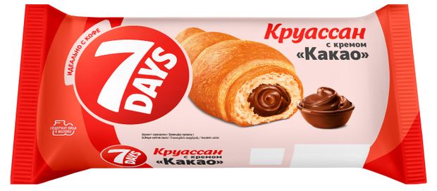 фото Круассан 7days с кремом какао, 65 г